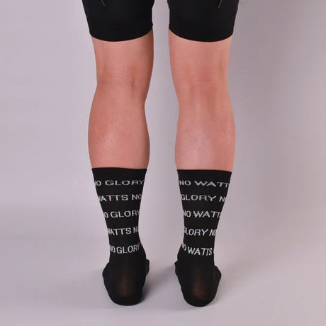 NMDK WATT UP Socks - Black | High-Performance PROLEN Yarn Cycling Socks