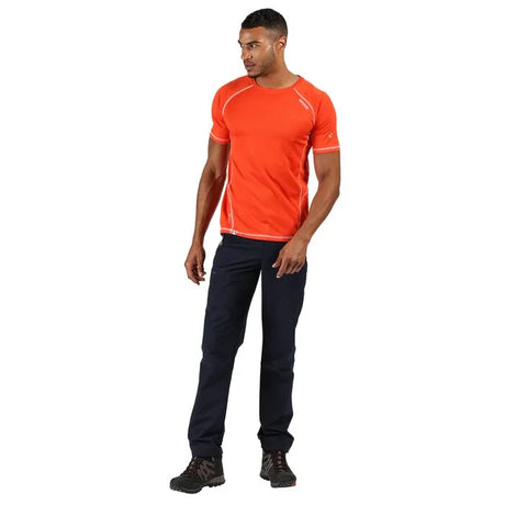 Regatta Men's Virda II Active T-Shirt Burnt Salmon