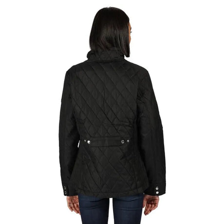 Regatta Women's Charna Insulated Diamond Quilted Jacket Black Small Spot