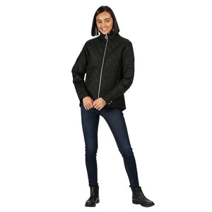 Regatta Women's Charna Insulated Diamond Quilted Jacket Black Small Spot