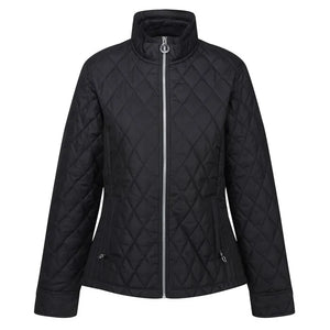 Regatta Women's Charna Insulated Diamond Quilted Jacket Black Small Spot