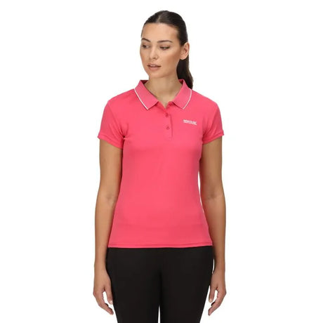 Regatta Women's Maverick V Active Polo Shirt Rethink Pink