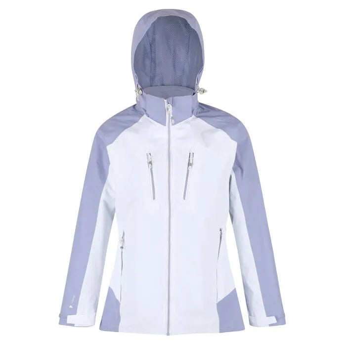 Regatta Women's Calderdale IV Waterproof Hooded Walking Jacket White
