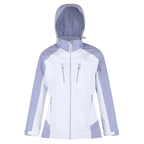 Regatta Women's Calderdale IV Waterproof Hooded Walking Jacket White