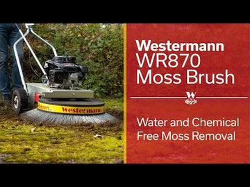 Westermann WR870 Honda-Powered Petrol Rotary Moss Brush 87cm