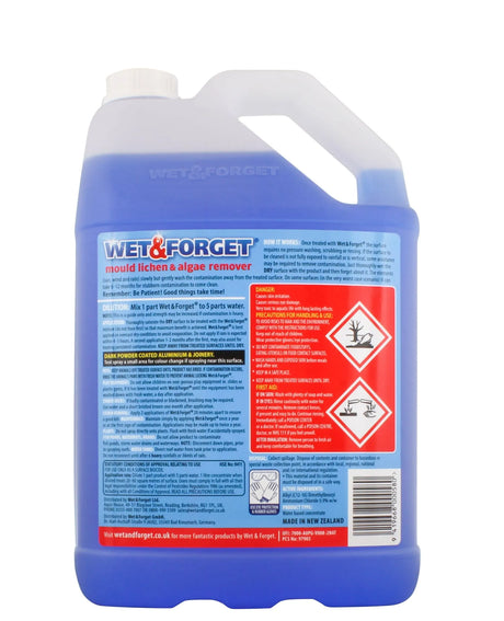 Wet & Forget 5 Litre Mould, Moss, Algae & Lichen Remover