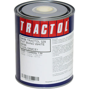 Tractol Paint 1L Fiat White - MK88