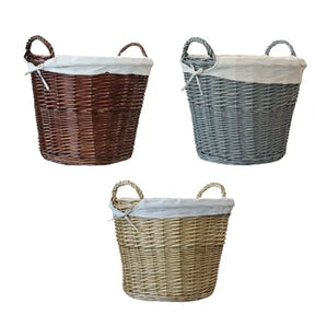 Wicker Log Basket