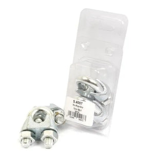 Wire Rope Clips, Wire Ø13mm (1/2") - Heavy-Duty Cable Clamps (2 pcs. Agripak) for Secure Wire Connections