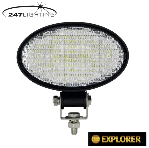 247 Oval LED Work Lamp 6" 30W