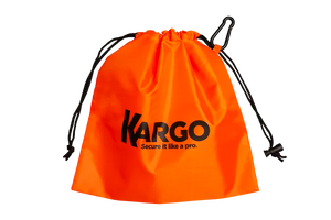 Kargo Medium Duty Ratchet Strap 5m x 35mm [750kg] (2 Pack) - With Claw Hooks & Storage Bag