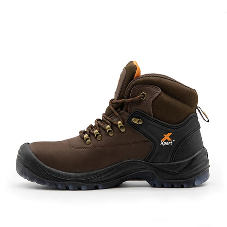 Xpert Warrior SBP Safety Laced Boots Brown