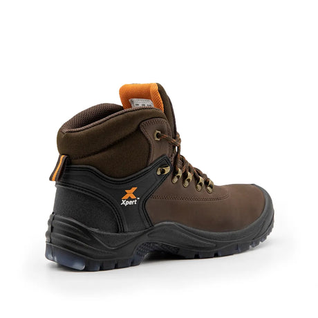 Xpert Warrior SBP Safety Laced Boots Brown