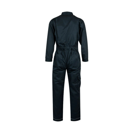 Xpert Core Zip-Front Coverall Navy - Durable 250gsm Workwear with Elasticated Cuffs and Reflective Piping