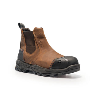 Xpert Pro Forge Waterproof Safety Dealer Boot - Brown | S7L Certified & Slip Resistant