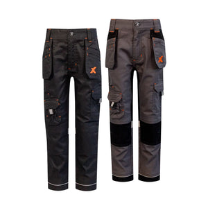 Xpert Pro Junior Work Trousers Black/Grey