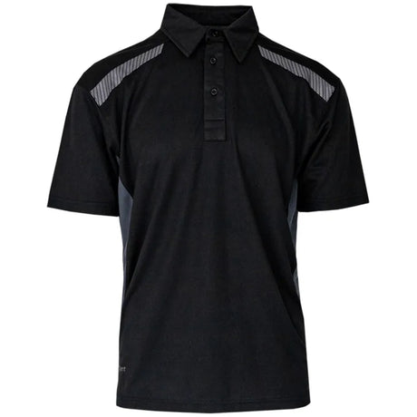 Xpert Pro Stretch Polo Shirt Black/Grey