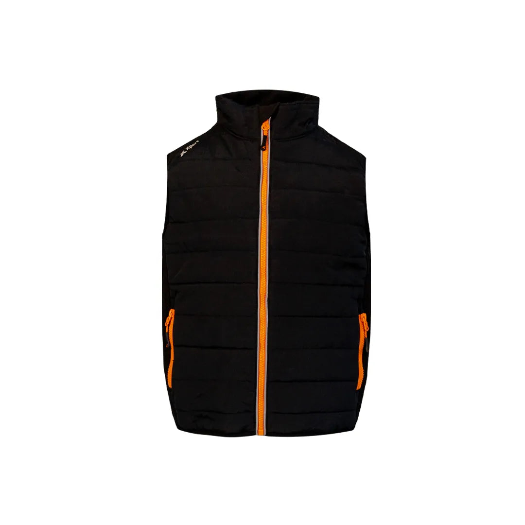 Xpert Pro Rip-Stop Panelled Bodywarmer - Black/Orange