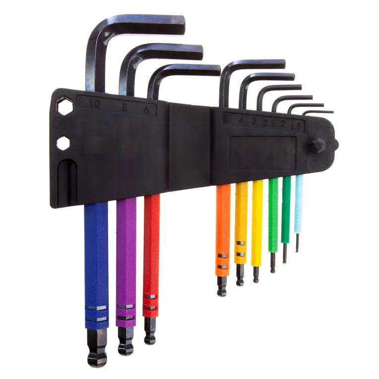 XTRADE 9pc Long Arm Ball End Hex Key Set