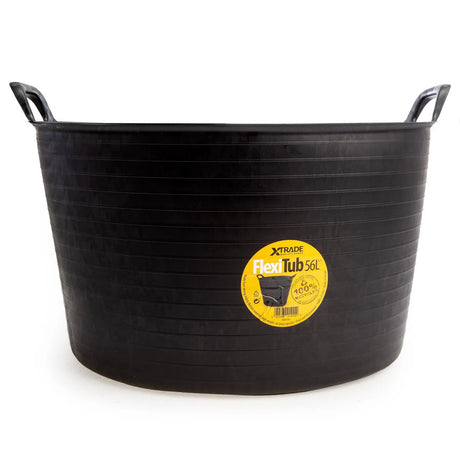 XTrade Black Flexi-Tub 56L
