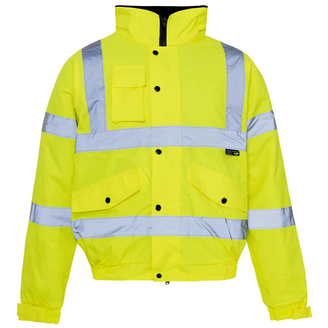 Hi-Vis Bomber Jacket - Yellow