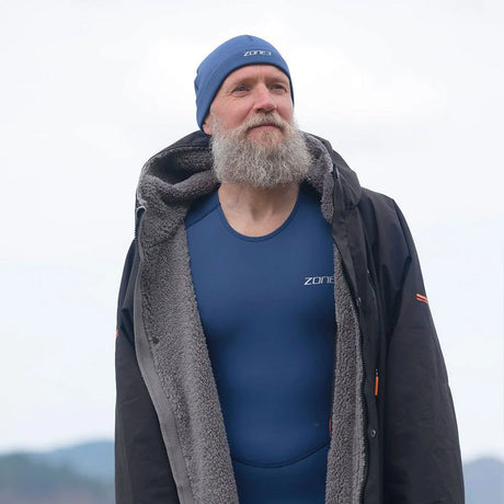 Yulex Cold Water Swim Hat - Eco-Friendly 1.5mm Swim Beanie with Natural Rubber