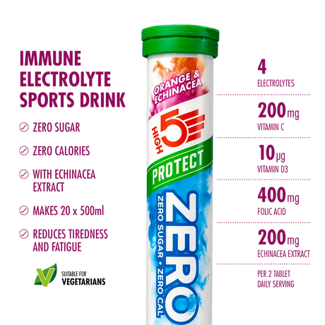 HIGH5 Zero Protect | Sugar-Free Electrolyte Drink with Vitamin C
