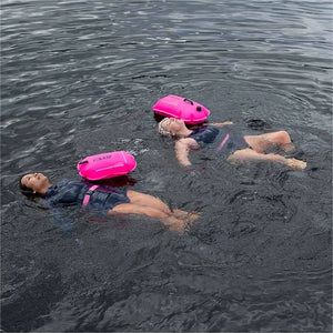 Zone3 Recycled Swim Safety Buoy / Tow Float - Hi-Vis Pink, 100% rPET, SA23RSBTF114